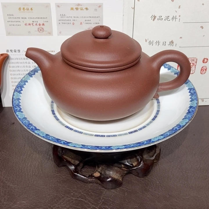 茶壶紫砂230容量宜兴紫砂