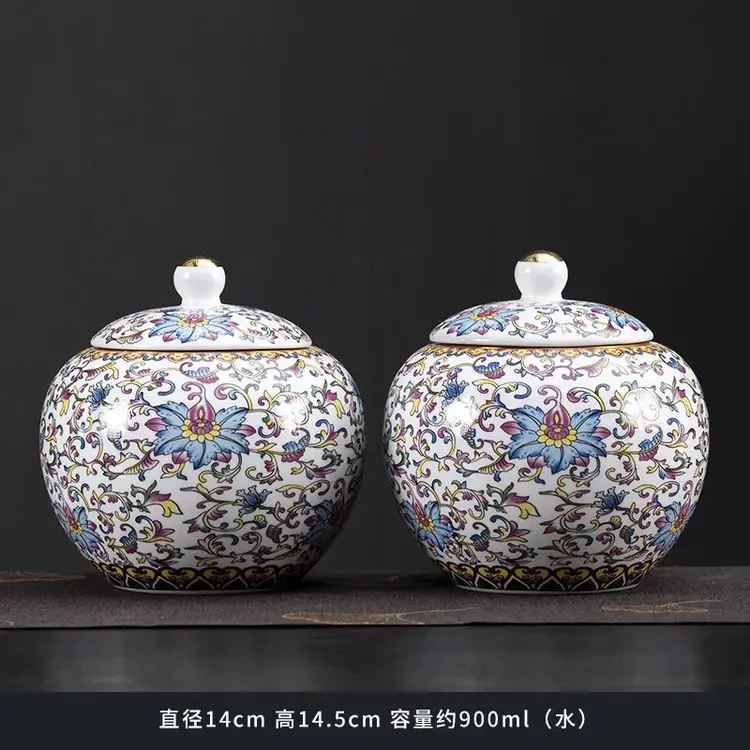 白色珐琅彩旋螺口2个