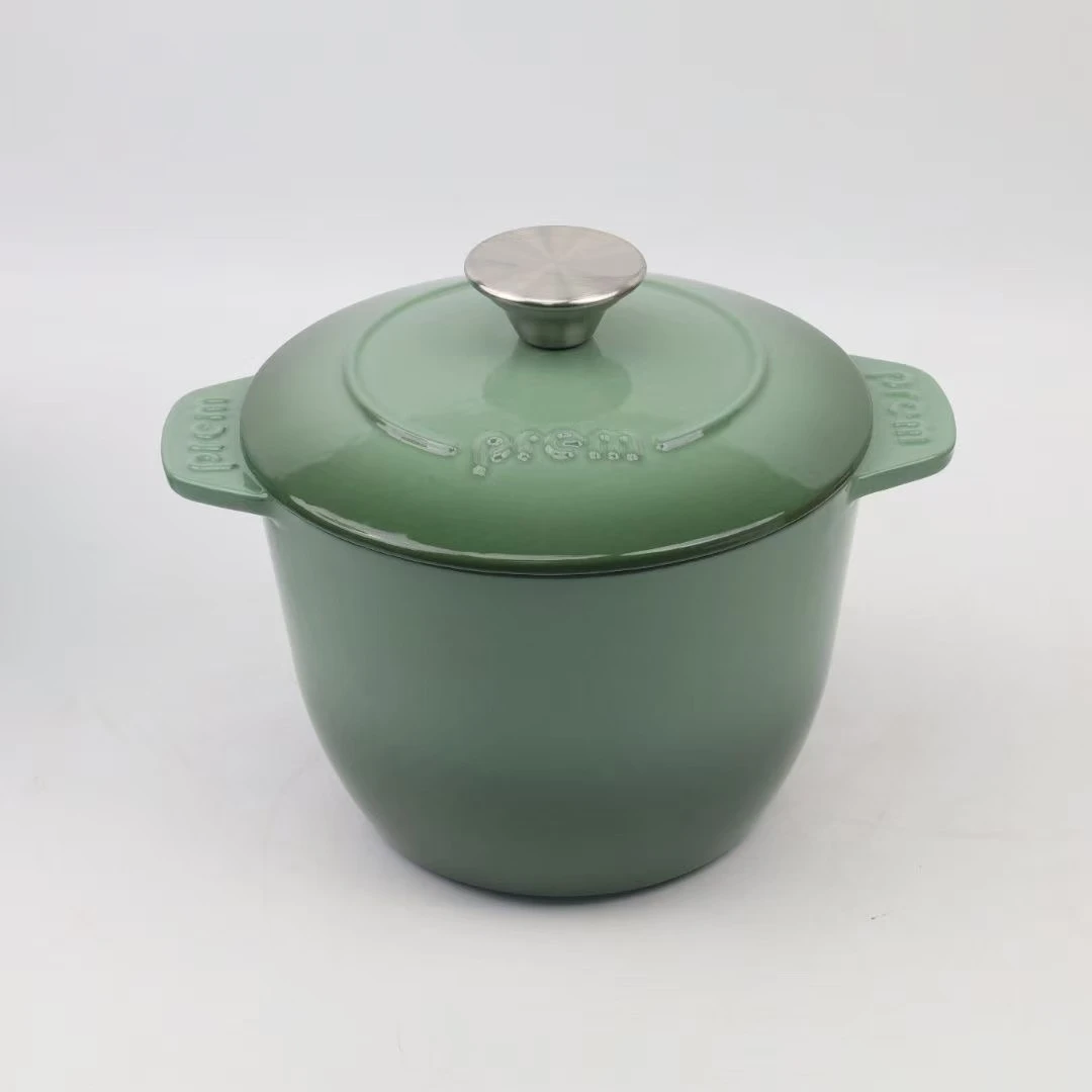 铸铁珐琅18cm饭釜家用焖锅煎锅煮锅铸铁珐琅锅