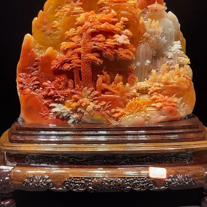 小***o寿山石山水画作品欣赏