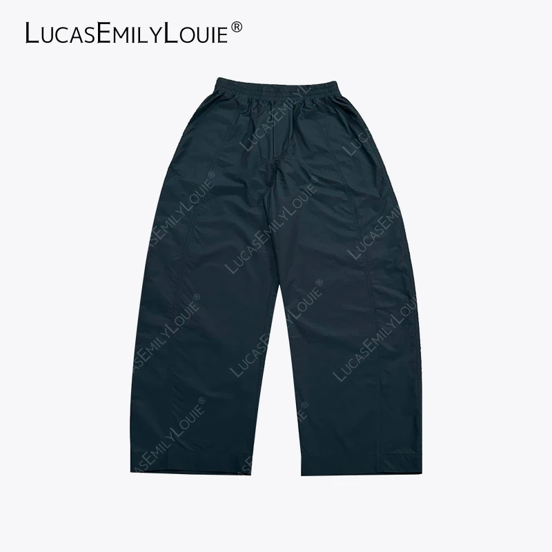 LUCASEMILYLOUIE 欢姐0220纯色男女款通勤裤休闲弯刀裤2510534