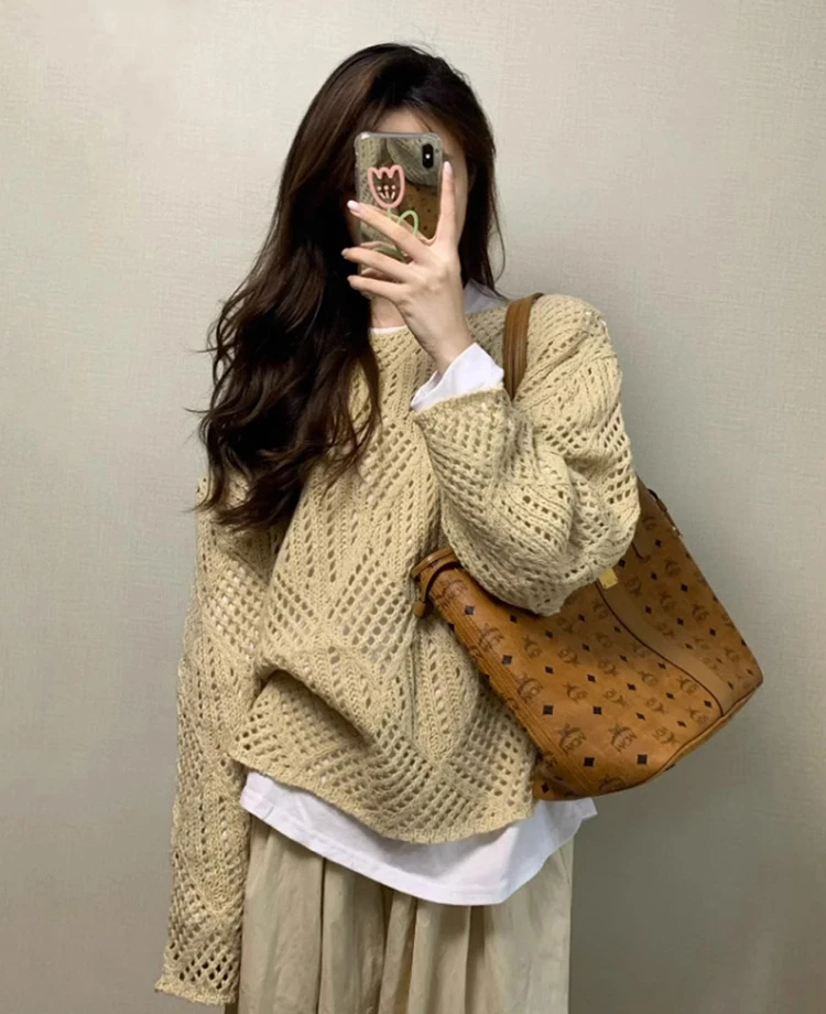 秋季女装2025茶系搭配一整套网红爆款小香风T恤罩衫裤子三件套装