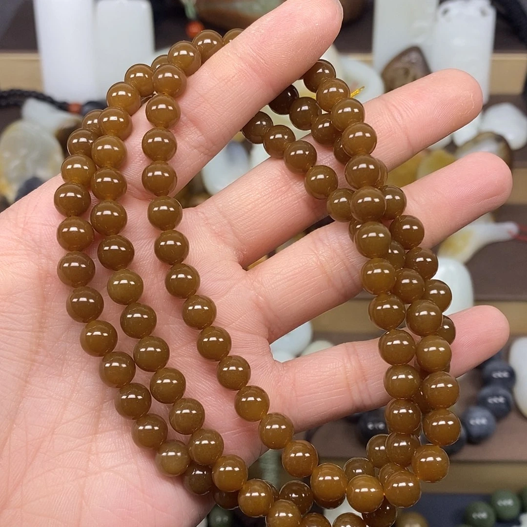 和田玉未镶嵌手串