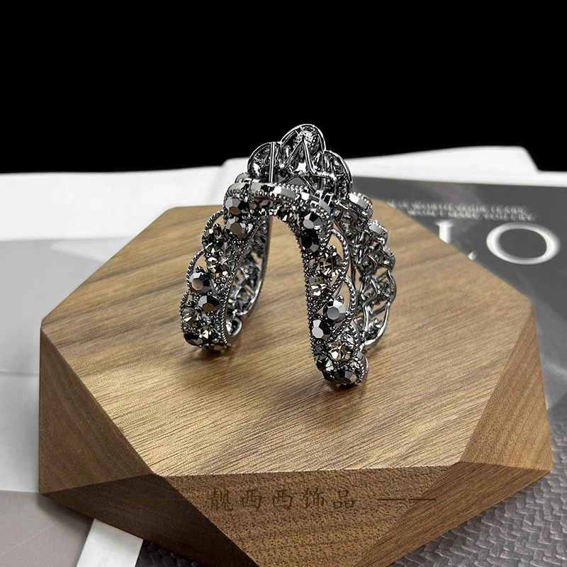 【LXX靓西西】291 抓夹3.7厘米气质时尚优雅高马尾支撑夹