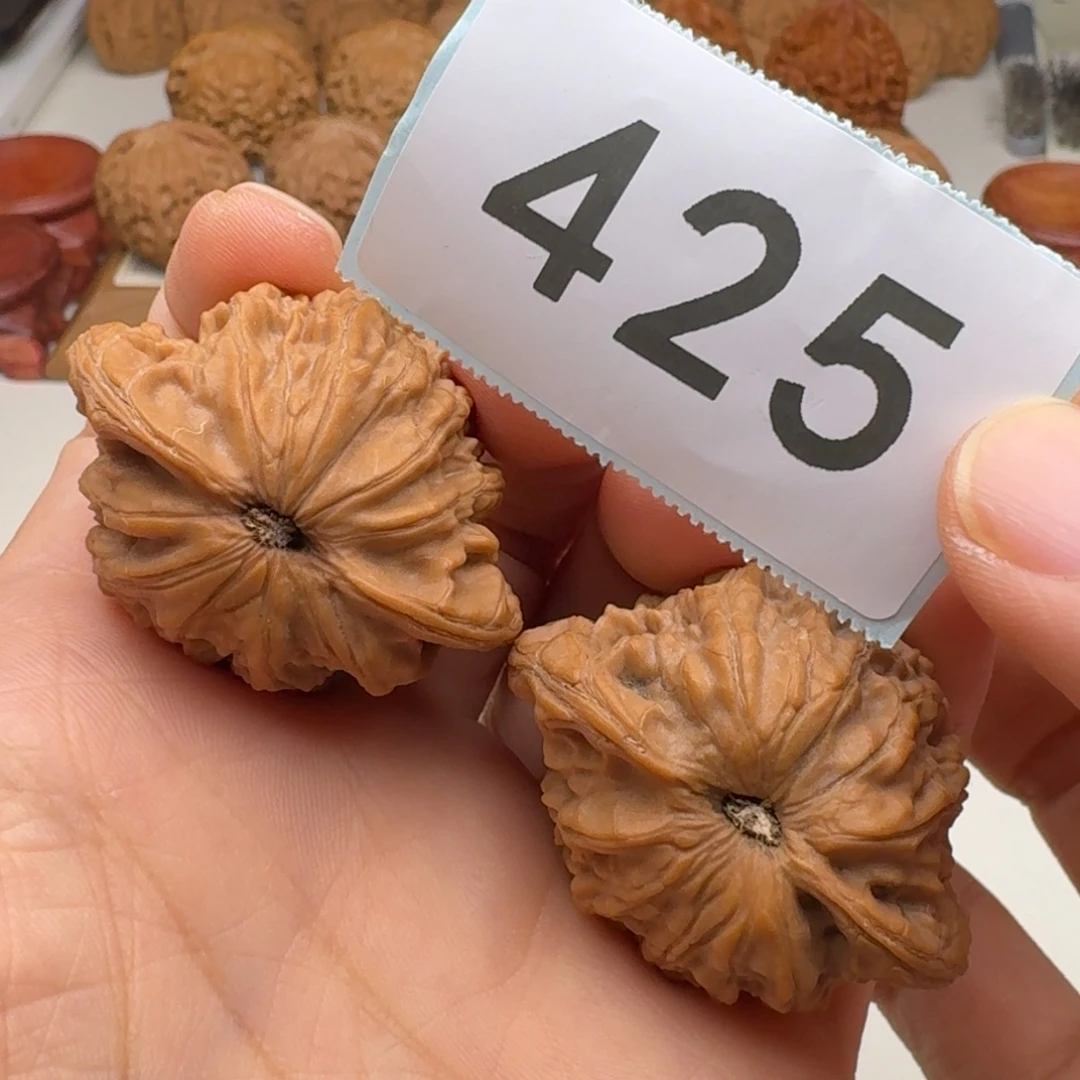 文玩核桃把件公子帽43 全品