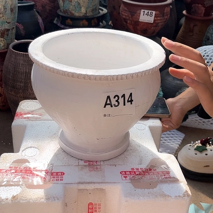 粗陶高度18口径21带孔