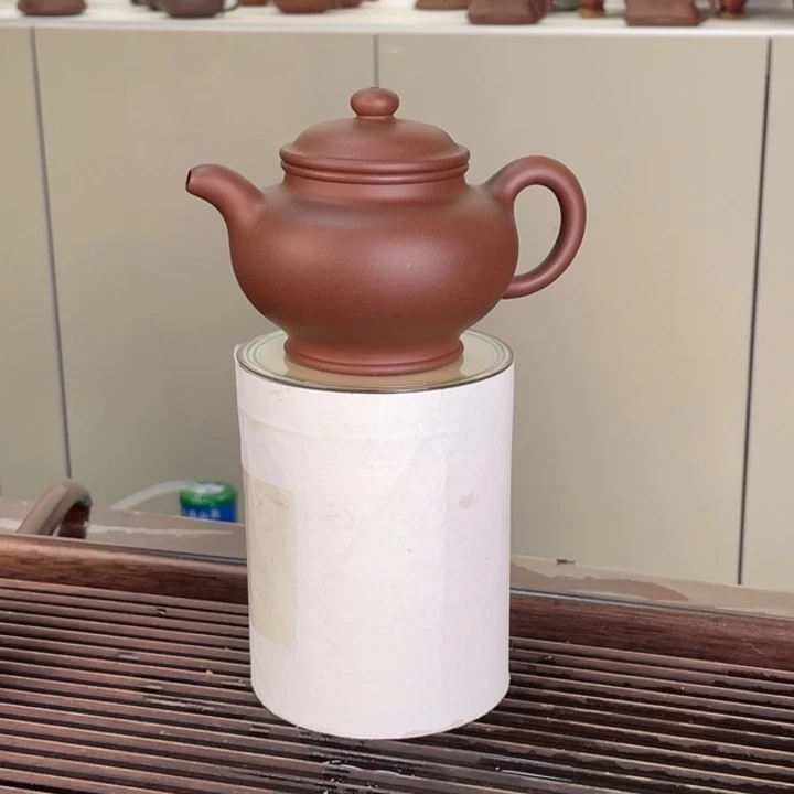 紫砂茶壶180毫升掇只壶，大水潭紫泥