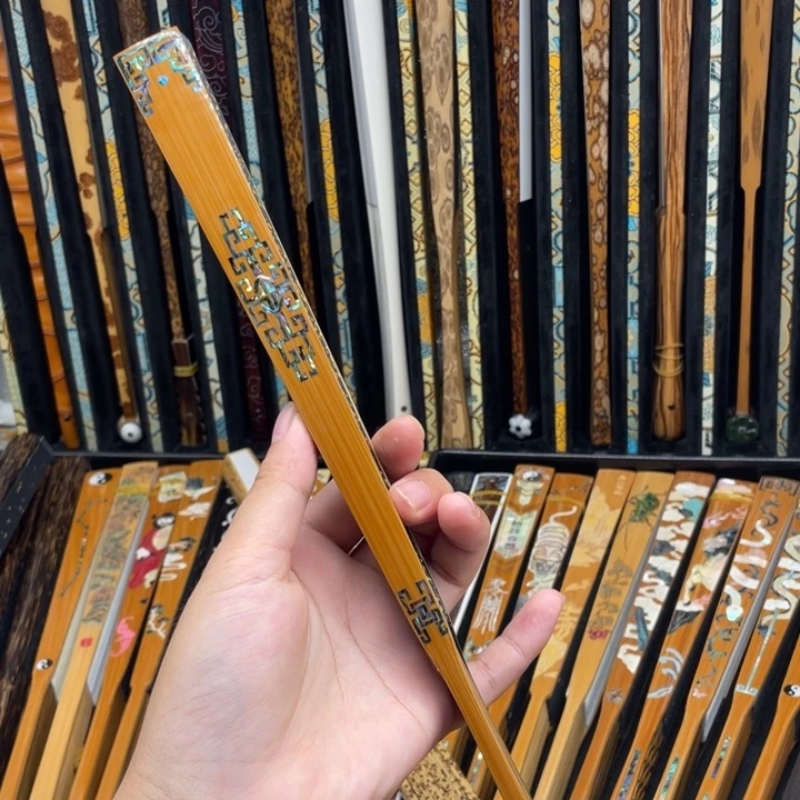 扇子檀窗螺钿全老三合