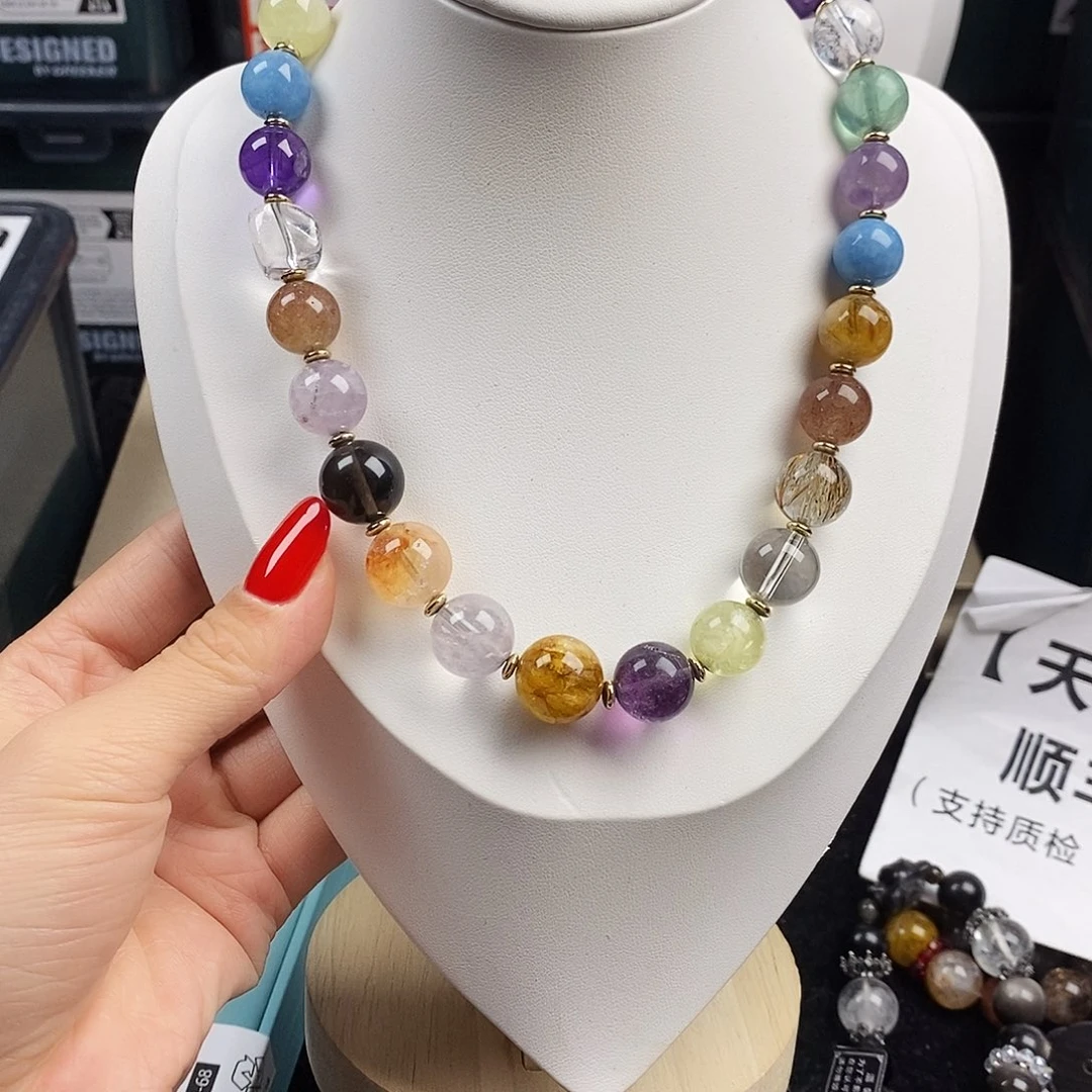 水晶手链银S925镶嵌