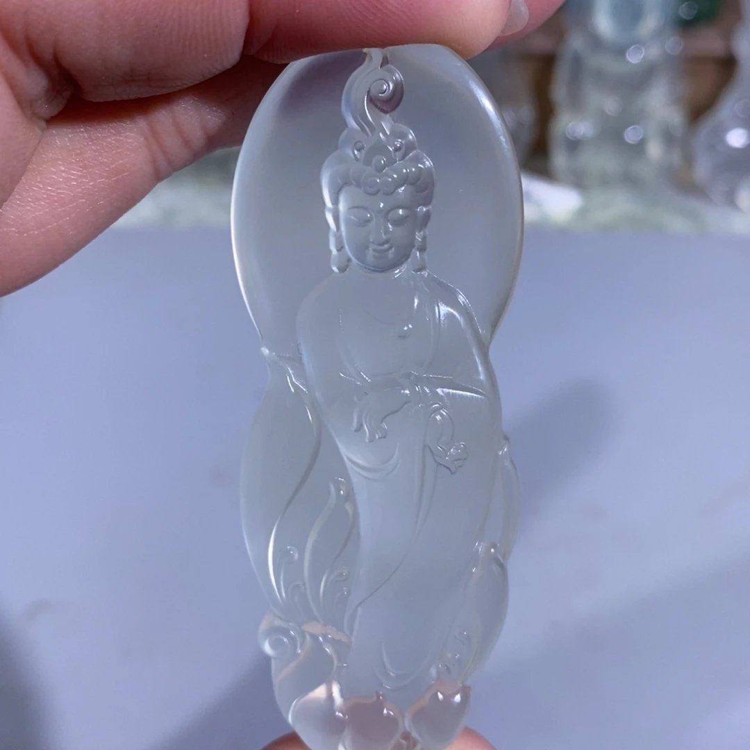 L****未镶嵌岫玉颈饰吊坠