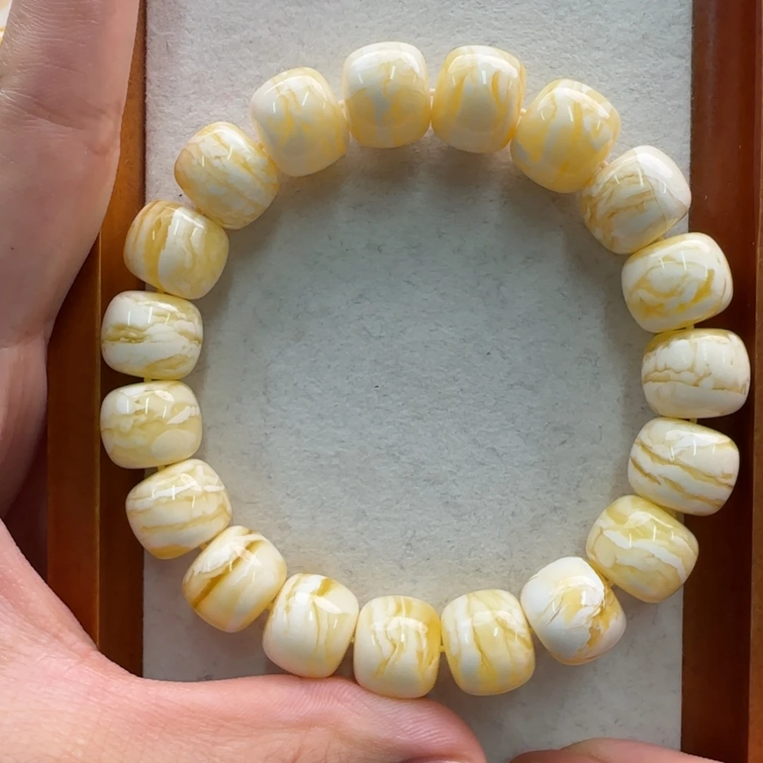 琥珀未镶嵌手链蜜蜡手串