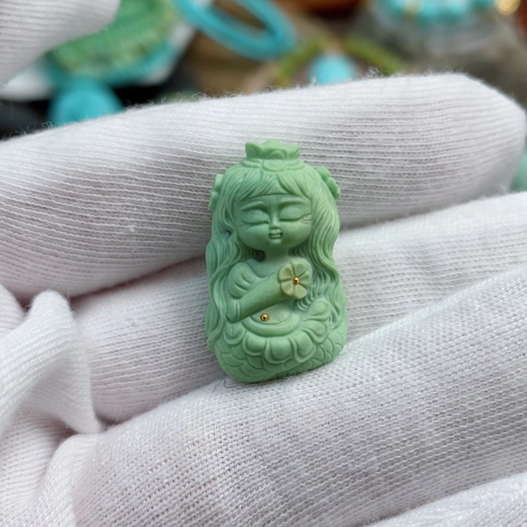 绿松石珠宝奇石未镶嵌