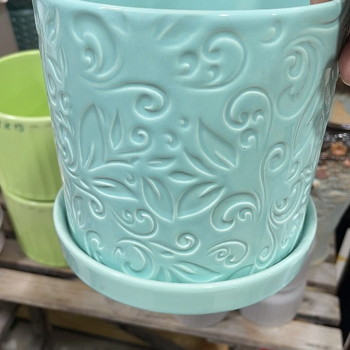 红陶陶瓷花盆凑12米包邮