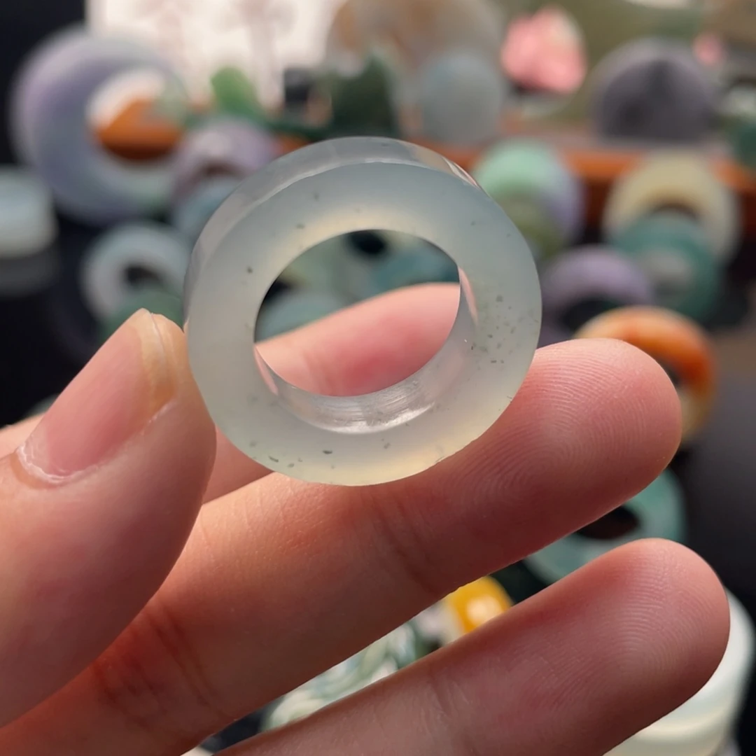 定制翡翠未镶嵌  蓝水