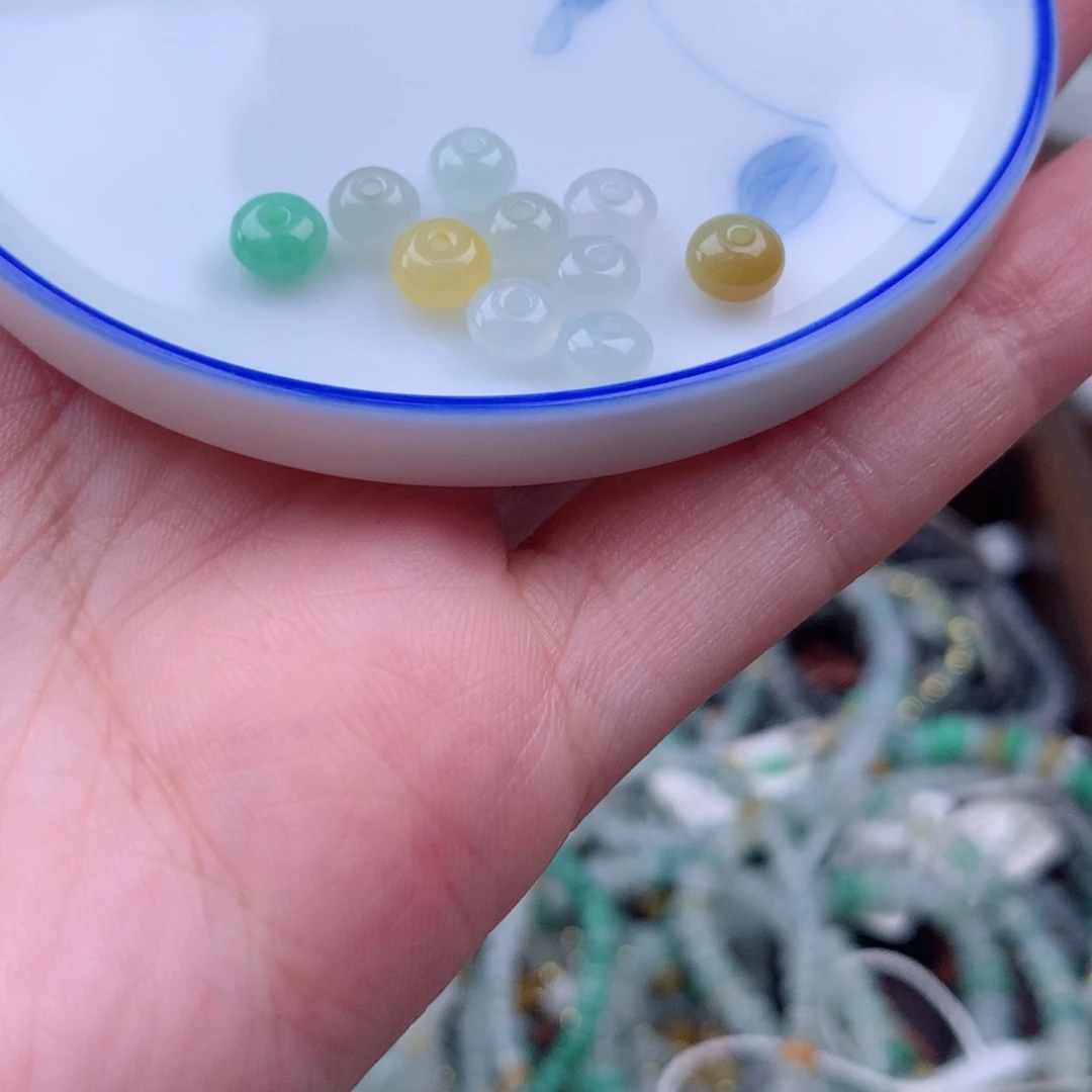 翡翠散珠鼓珠一手