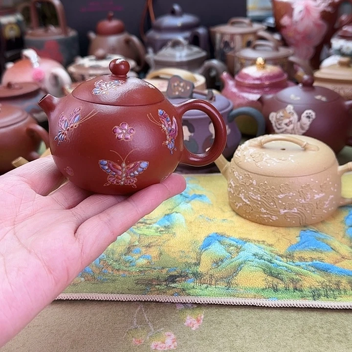 茶壶紫砂蝶恋花西施