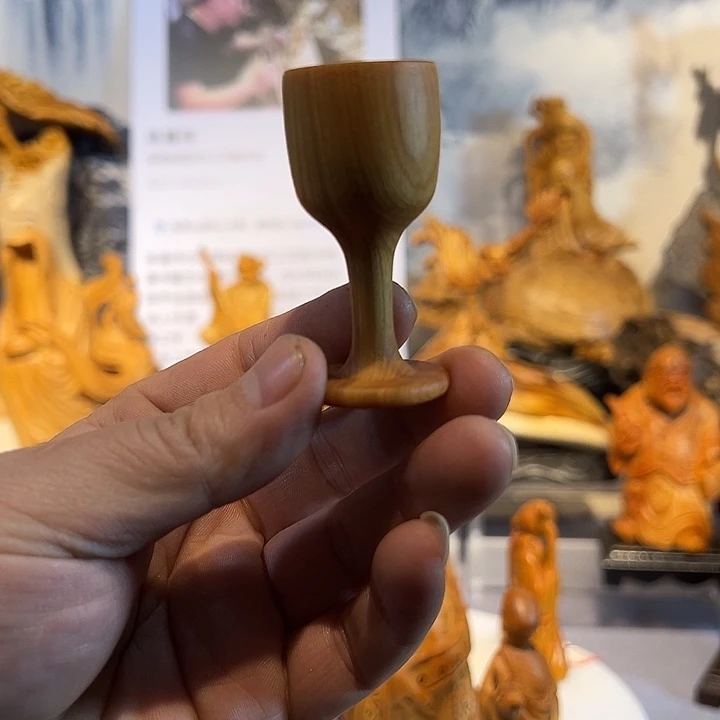柏木（崖柏）传统木雕手工艺术品