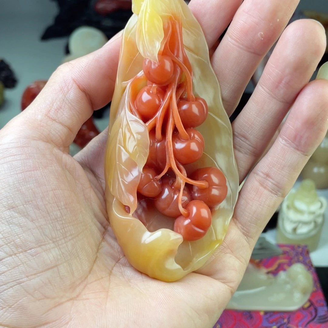 城***哥寿山石手艺人雕刻艺术