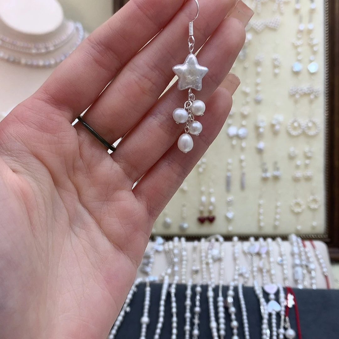 耳饰未镶嵌淡水珍珠