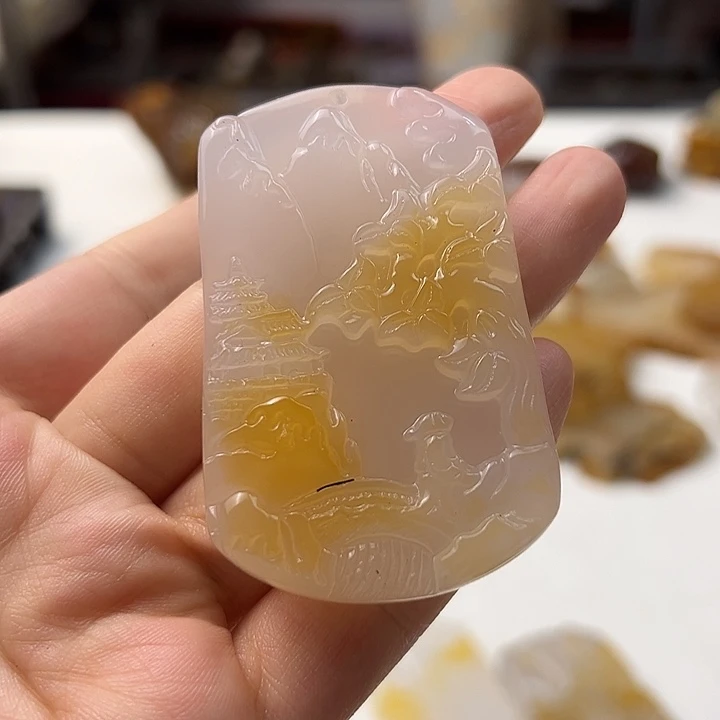 未镶嵌颈饰玛瑙/玉髓