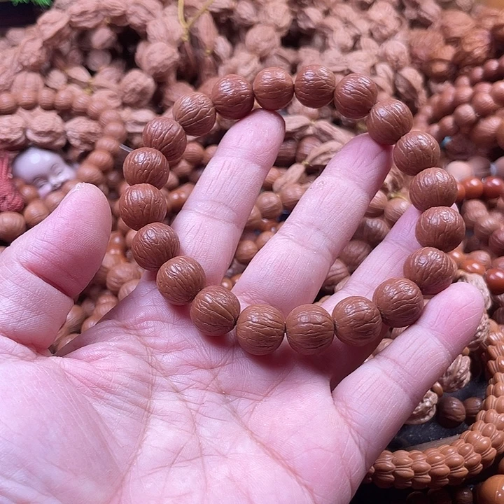 手串猴头核桃1.3同尺聚宝盆自然泛油