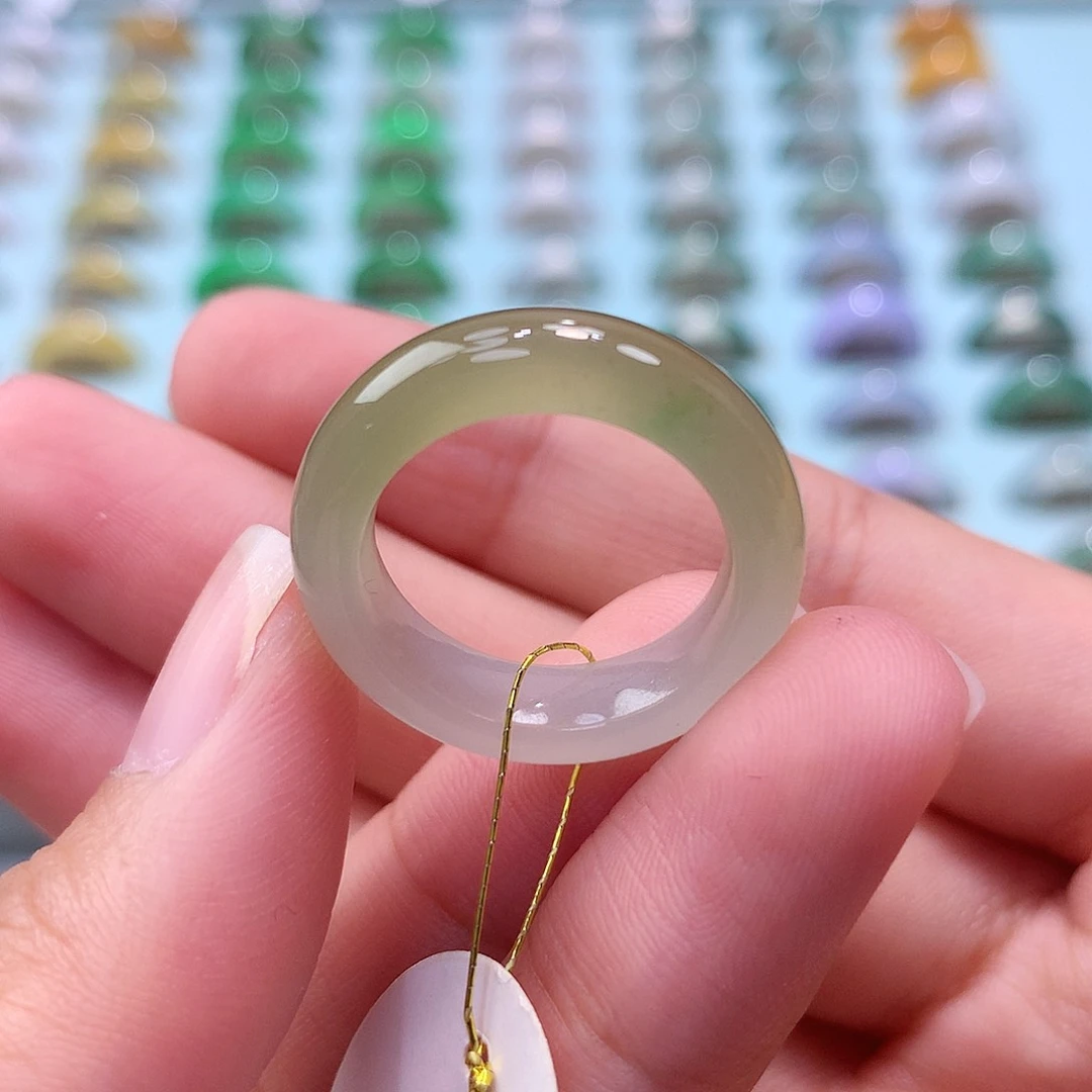 未镶嵌戒指翡翠1314圈