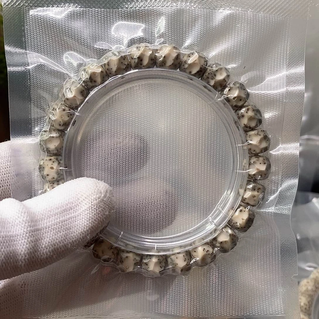 吊坠星月菩提石玉无相9*8单