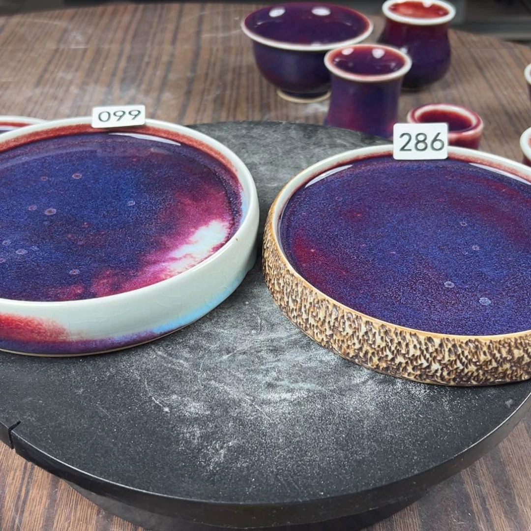 瓷片谢**E微瑕壶承纯手工