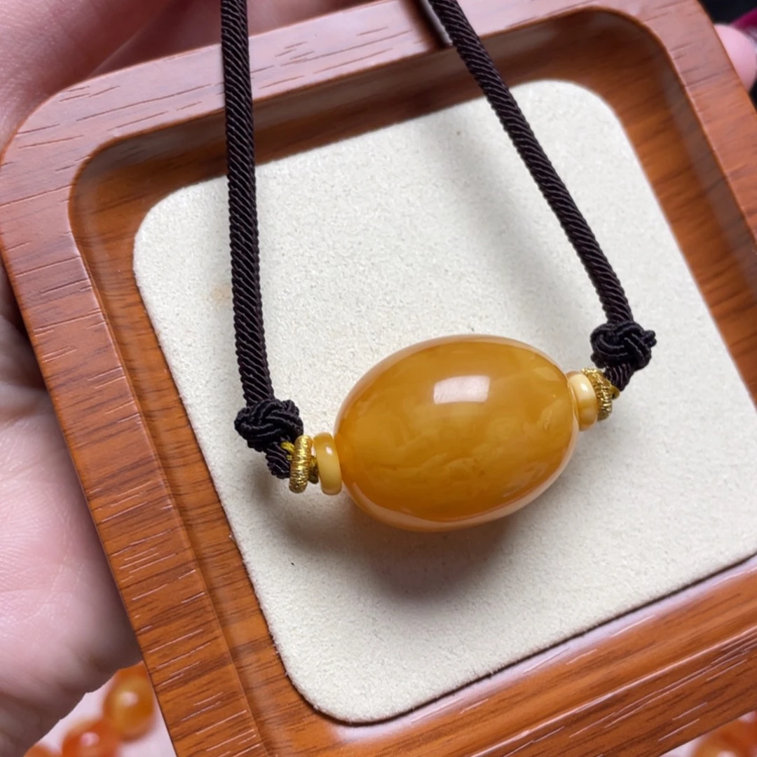 蜜蜡颈饰未镶嵌项链