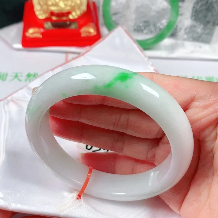 未镶嵌手镯翡翠  编号0235 正圈60+