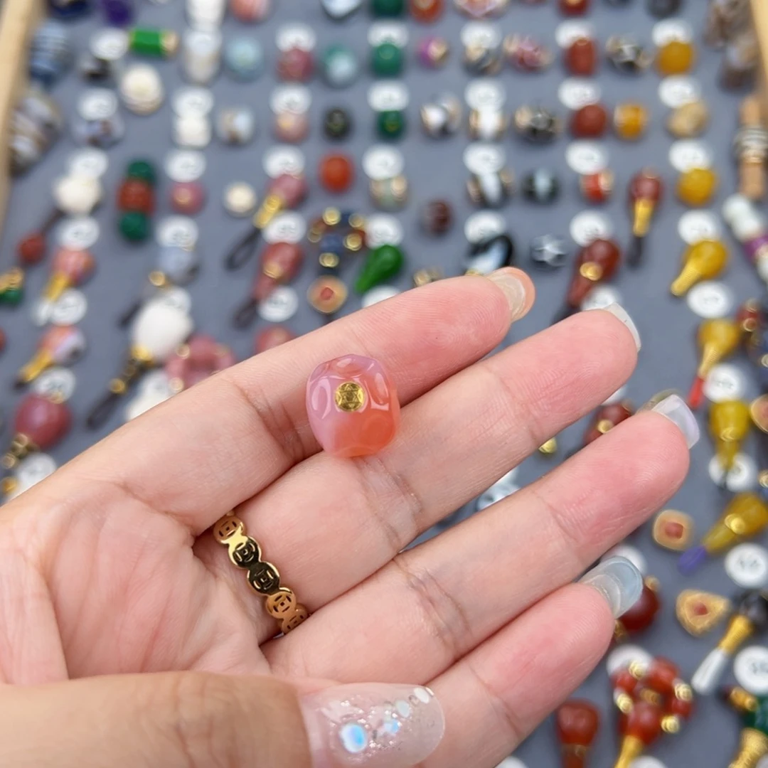 玛瑙/玉髓饰品未镶嵌雨*