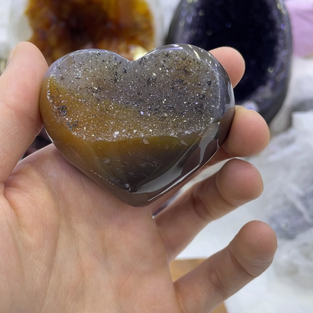 紫晶珠宝半成品未镶嵌