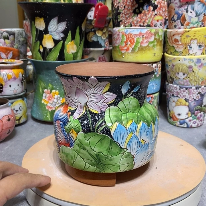 景德镇艺术手绘作品