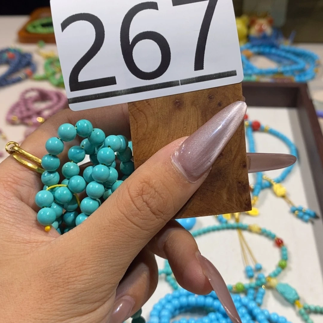 屈****木圆珠圆雕手工串267