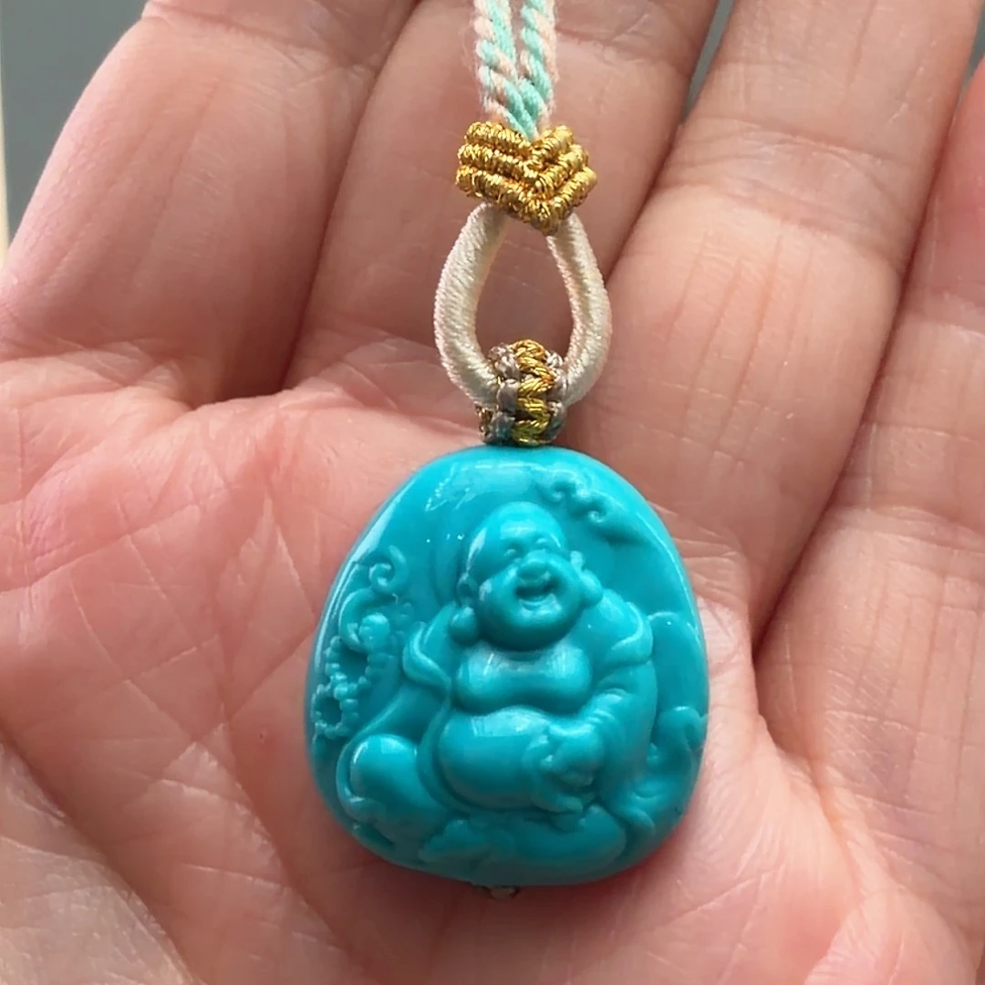 绿松石未镶嵌颈饰