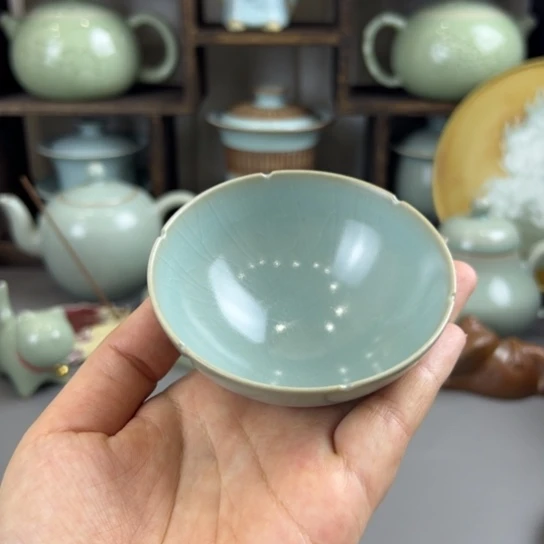 仿古葵口杯不带礼盒
