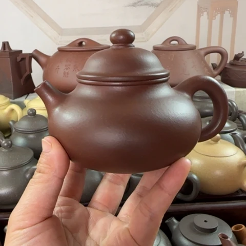 茶壶紫砂底槽清料230cc