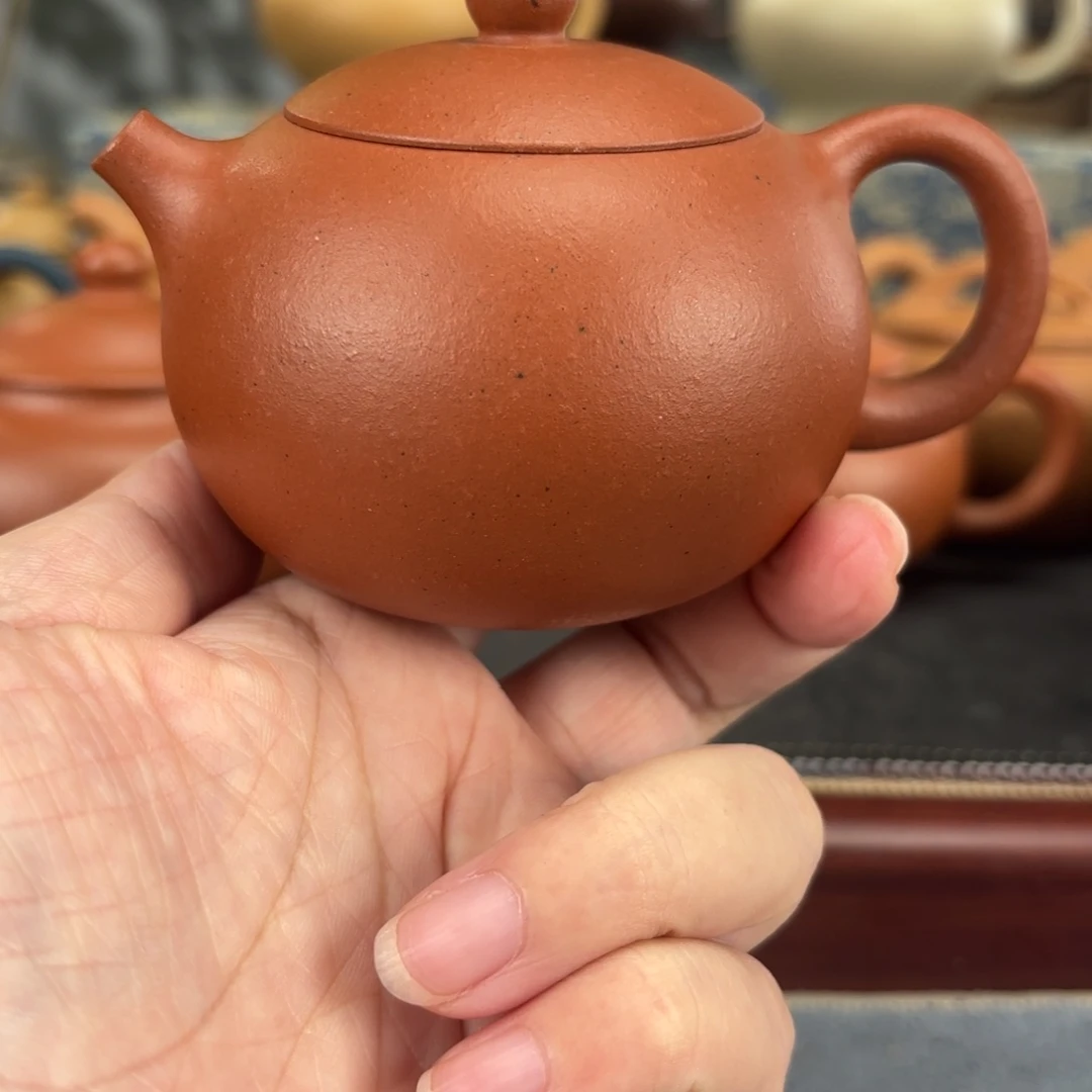 玉***紫砂茶壶朱泥小西施