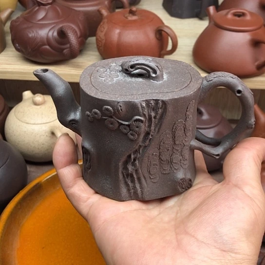 茶壶紫砂紫泥树桩160豪生左右