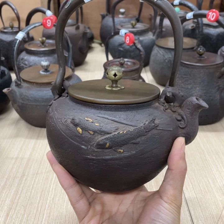 金银镶嵌龟文堂壶