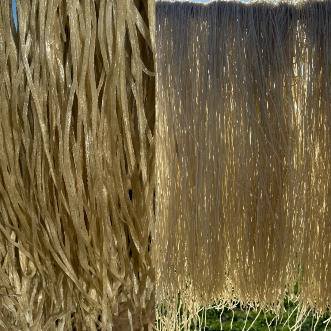 混装 宽加细 纯红薯粉条 纯手工自然晾晒