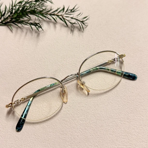 90新 Valentino/华伦天奴 【六六中古】孤品复古近视镜cp2129