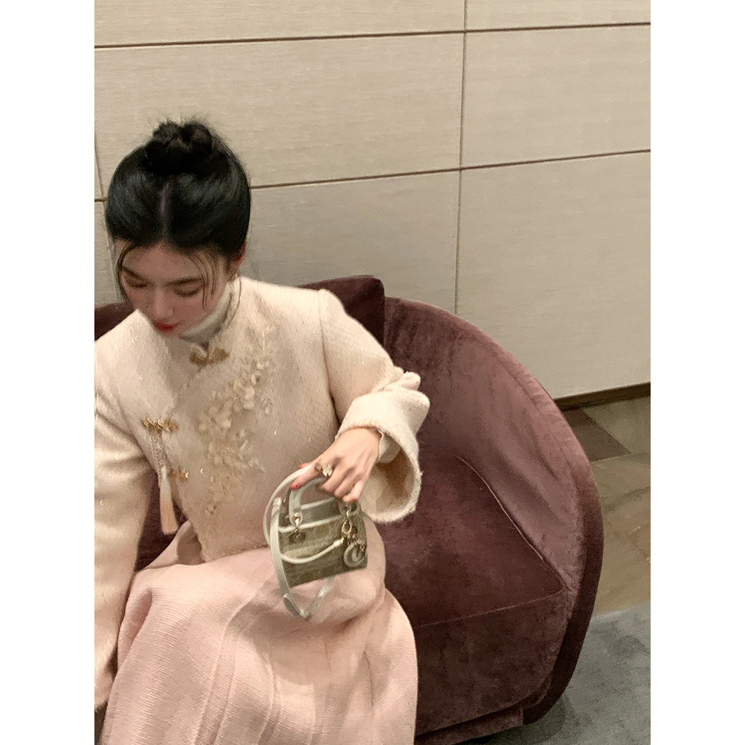 【品牌撤柜款ZB】新中式女装老钱风外套小香风套装LZ01705