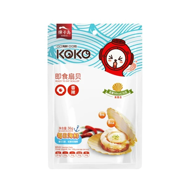 獐子岛即食扇贝（香辣）(36g)
