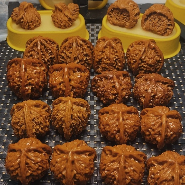 文玩核桃把件银*工艺