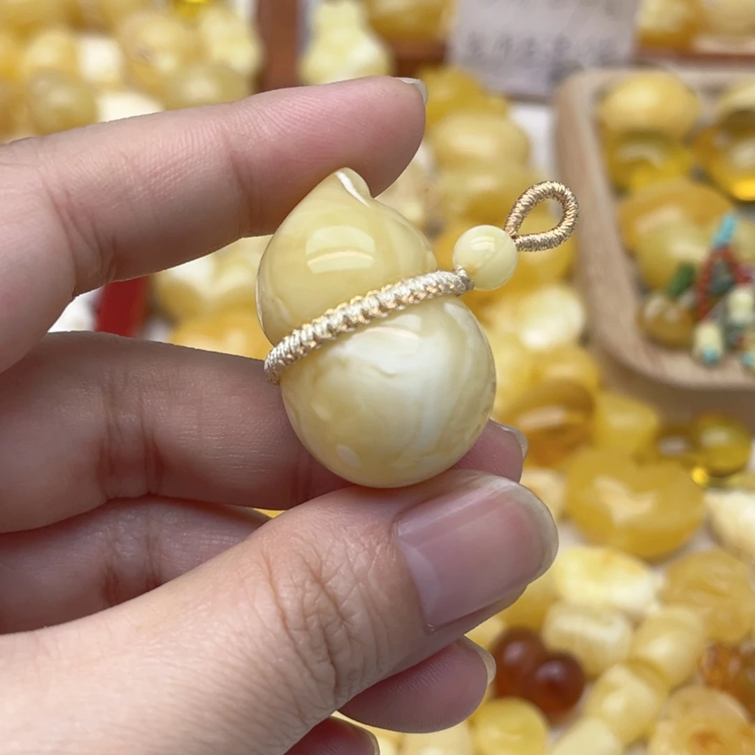 裸石蜜蜡未镶嵌天然