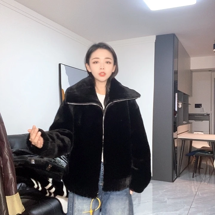 绵羊皮美丽奴皮毛一体XL145斤内