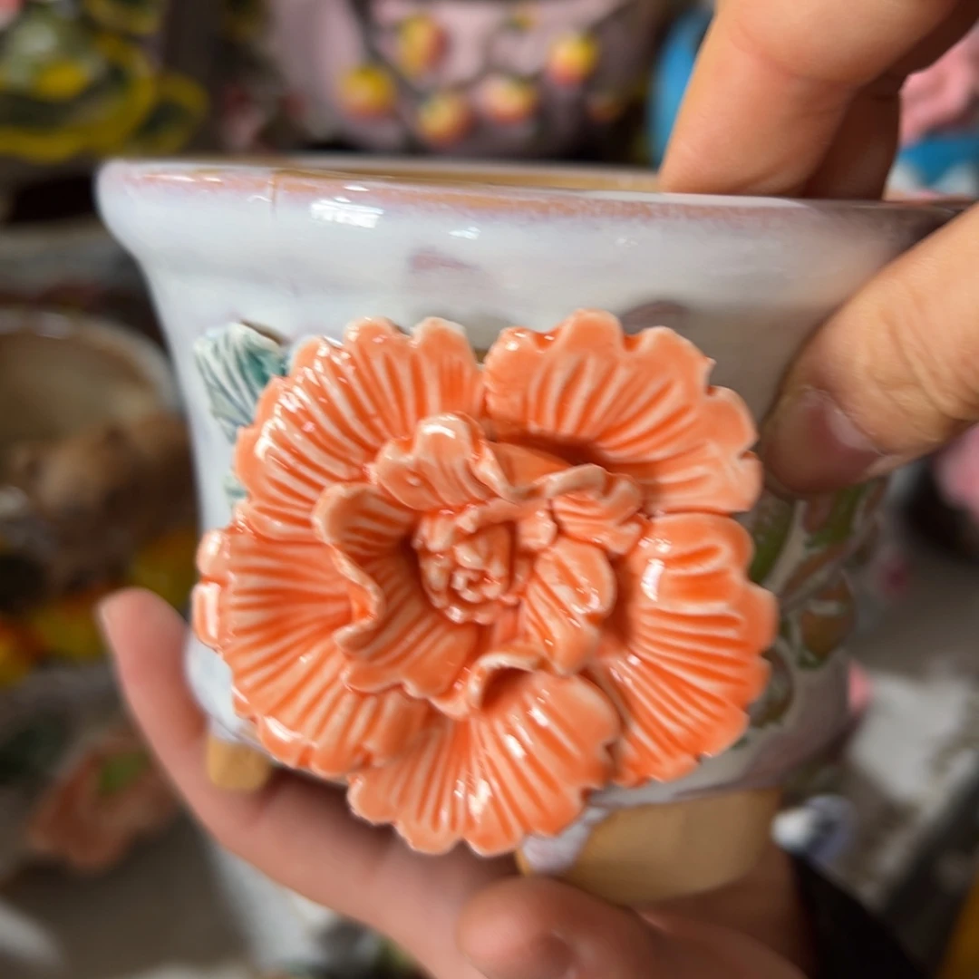 瑕疵20112 满20米秒退拉黑花盆