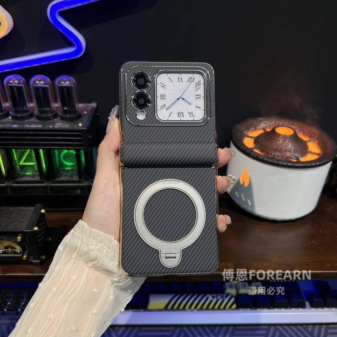 适用于华为novaflip手机壳nova flip折叠屏磁吸支架男女超薄新款