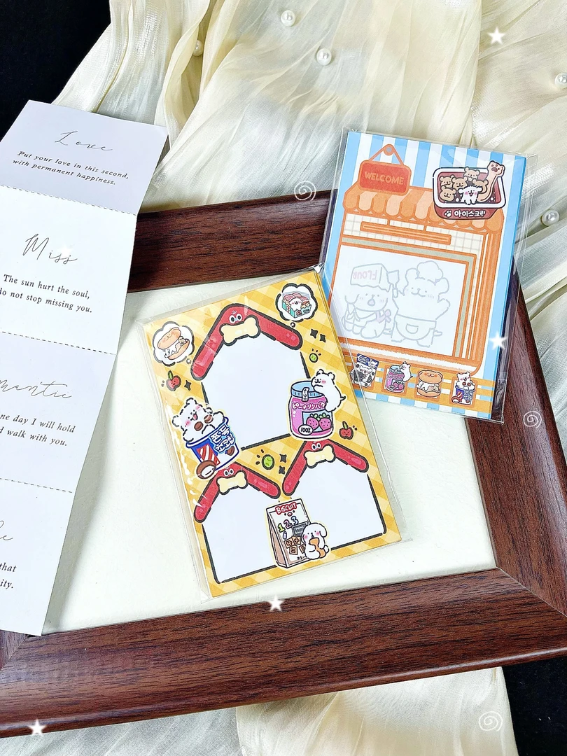 【福利价七重奏系列】A7双面原创ins风可爱便签纸活页纸手帐素材